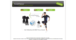 Desktop Screenshot of bodyfitwear.com